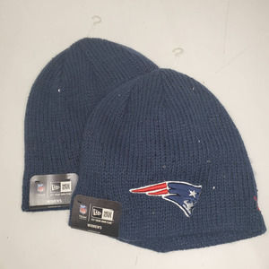 NWT New Era NFL Women Knit Sequin Beanie - New England Patriots